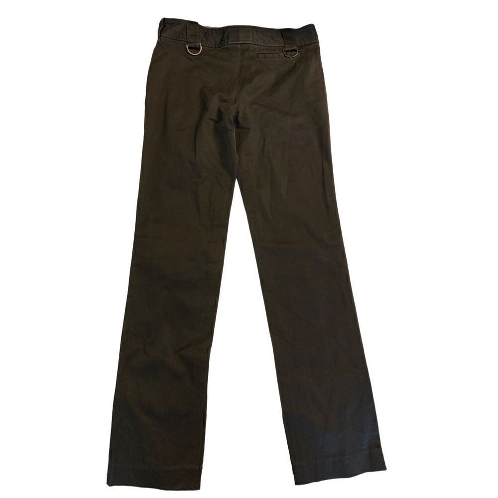 Burberry cotton black pants women's size 8 - Picture 2 of 8